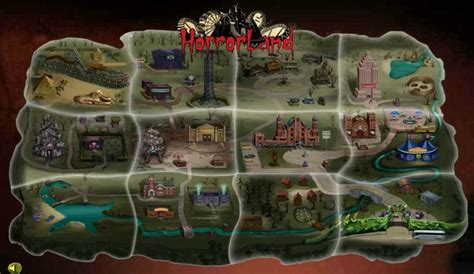 Image - Goosebumps horrorland map by dustiniz117-d546j6i.jpg | Goosebumps Wiki | FANDOM powered ...