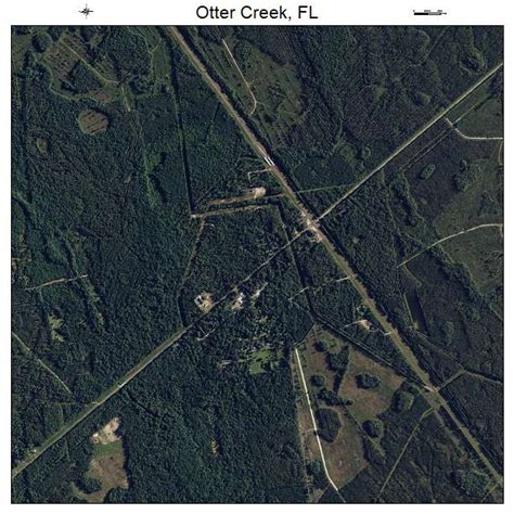 Aerial Photography Map of Otter Creek, FL Florida