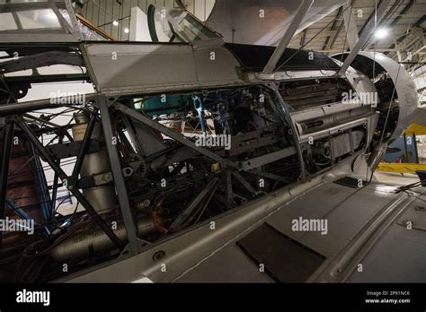 Gloster Gladiator 1 cockpit interior Stock Photo - Alamy