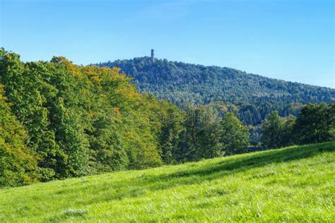 Zittau Mountains, the Mountain Hochwald in Autumn Stock Photo - Image ...