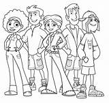 Characters From Wild Kratts Coloring Page  Free Printable sketch template