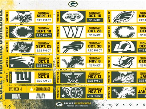 Green Bay Packers 2024 To 2025 Schedule - Livy Sherye