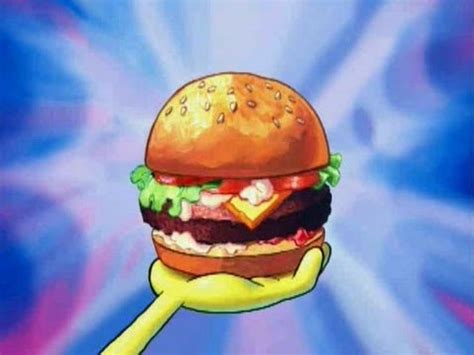 No, a krabby patty wouldn't taste disgusting to a human because it's ...