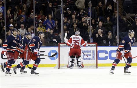 Live scoring, stats: Red Wings vs. Rangers at Madison Square Garden ...