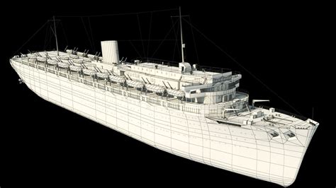 MV Wilhelm Gustloff German Cruise Ship - 3D Model by citizensnip