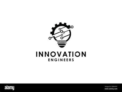 Plantilla de logotipo de vector de bulbo y equipo creativo para la innovación de energía ...