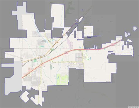 Map of Royse City