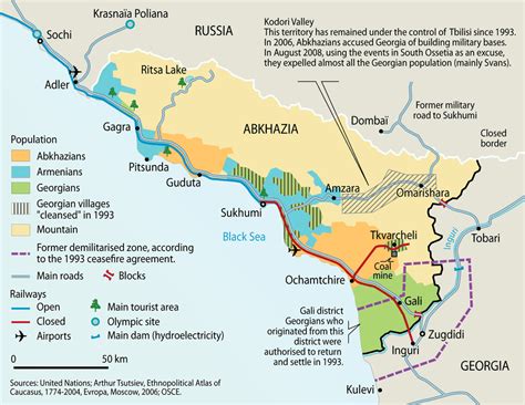 Abkhazia Map