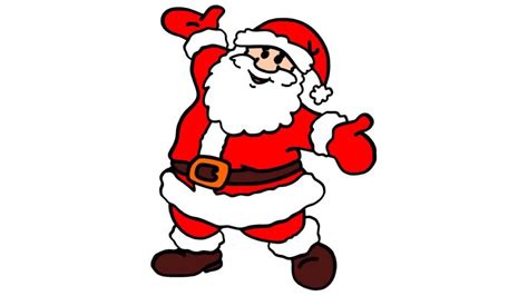 Cute Santa Drawing | Free download on ClipArtMag