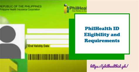 PhilHealth ID Eligibility And Requirements - PhilHealth ID