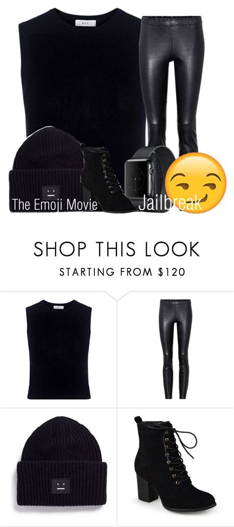 "Jailbreak (The Emoji Movie)" by princessmikyrah liked on Polyvore featuring A.L.C., STOULS ...