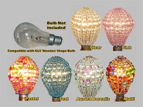 Crystal Chandelier Inspired Glass Lightbulb GLS University Shape Bulb ...