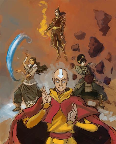 THE LAST AIRBENDER. Fan Art comission. on Behance