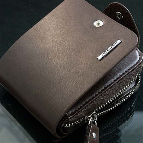 Luxury New Fashion Mens Leather Wallet Purse ID Card Holder Billfold Zipper Wallets Men Business ...