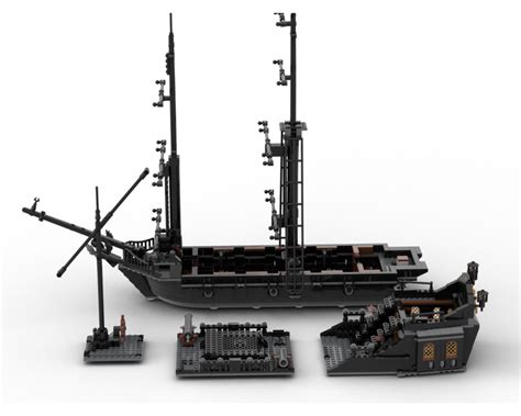 LEGO MOC Black Pearl MOC : 1 set of 4184 + around 420 additinal bricks! by Steve_Kim ...