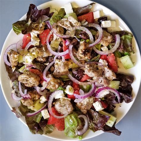 Souvlaki Salad | Med Asian Life