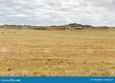 Mongolian Steppe, Beautiful Landscape Stock Image - Image of dwelling, mongolian: 146664067