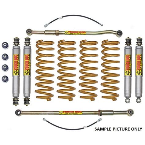 Tough Dog 3" 75mm Lift Kit - Nissan Patrol GU Y61 LWB 12/1997-2012 Excl Models with Stability ...