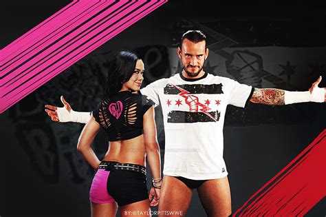 WWE AJ Lee and CM Punk - Wallpaper by taylorpittswwe on DeviantArt