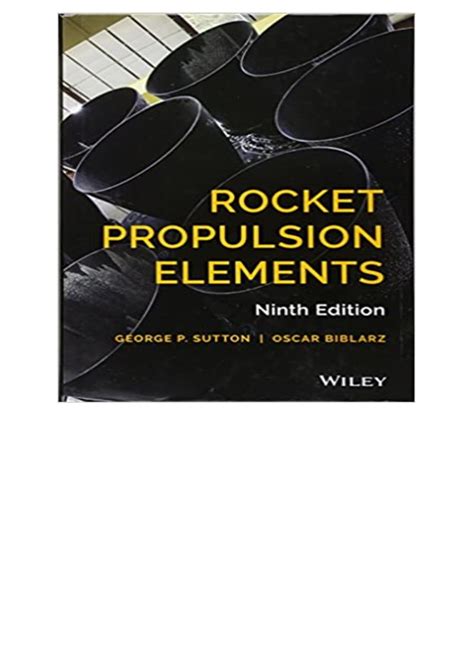 Free Download Rocket Propulsion Elements Pre Ord | emilieayunda009のブログ