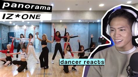 Dancer Reacts to #IZONE - PANORAMA Dance Practice - YouTube