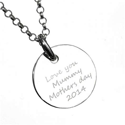 Heart Styles : Large Engraved Handprint Necklace For Children