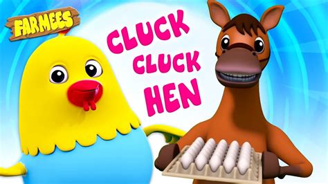 Cluck Cluck Hen | Nursery Rhymes And Kids Songs | Videos for Children - YouTube