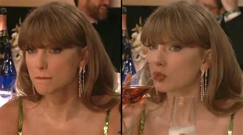 Taylor Swift's reaction to "terrible" Golden Globes joke about her goes ...