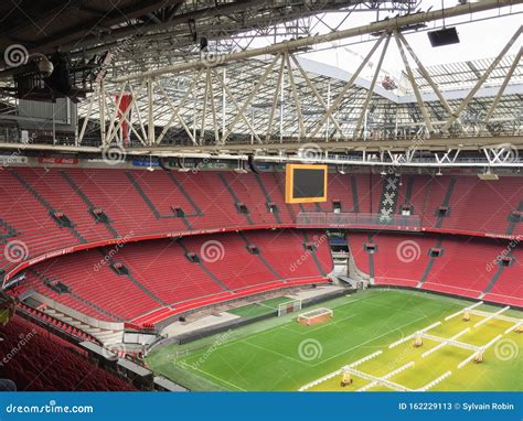 Amsterdam / Netherlands - 10 25 2018 : Soccer Team Ajax Amsterdam Football Stadium Arena ...