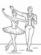 Ballet Ballerina Coloring Pages  Learny Kids sketch template