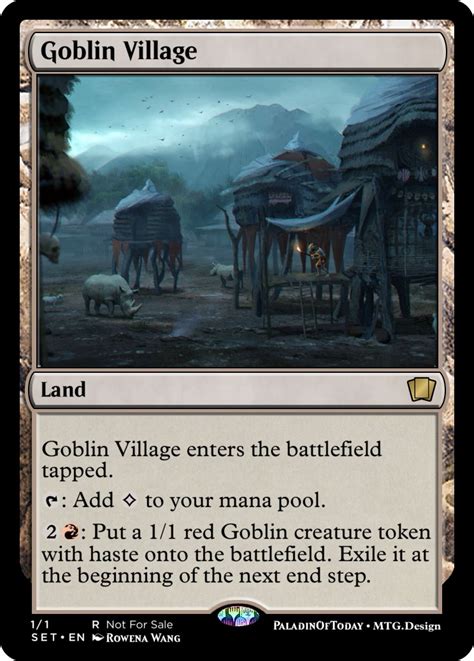 Goblin Village : r/custommagic