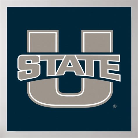 Utah State University Logo Poster | Zazzle.com