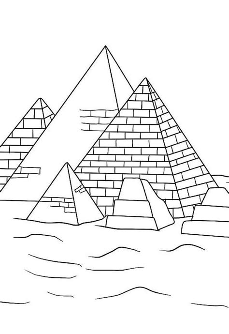 Learn About History Of Pyramid Coloring Page : Coloring Sky | History ...