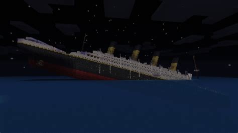 R.M.S Titanic sinking! Minecraft Map