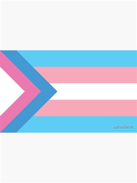 "T4T Trans Transgender Pride Flag Official Trans4Trans" Sticker for ...