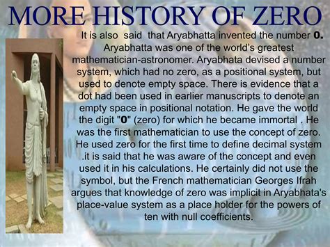 History of Zero - Mathematics