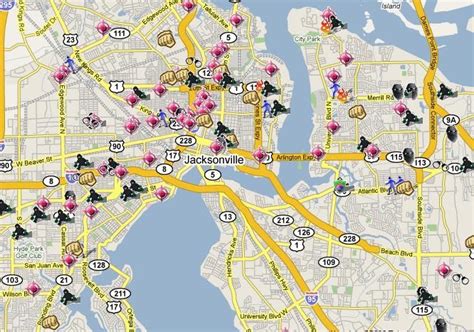 SpotCrime - The Public's Crime Map: Jacksonville Crime Maps