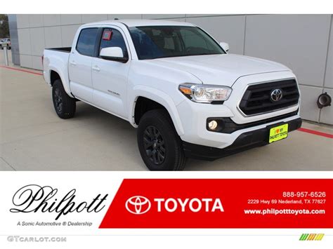 2020 Super White Toyota Tacoma SR5 Double Cab 4x4 #137411181 Photo #1 ...