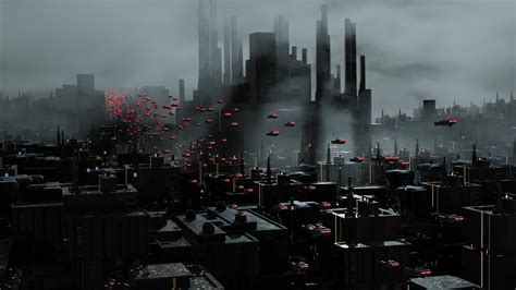 ArtStation - Dystopian City by PaulBlackchester | Resources