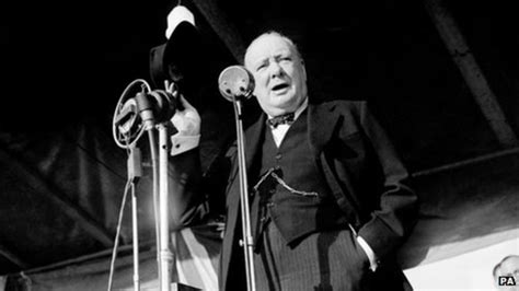 Churchill's wartime speeches 'did not always inspire' - BBC News