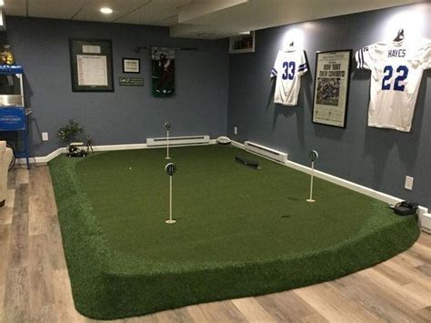 Incredible Golf Themed Basements - Basic Dad Bro | Golf room, Golf man cave, Golf simulator room