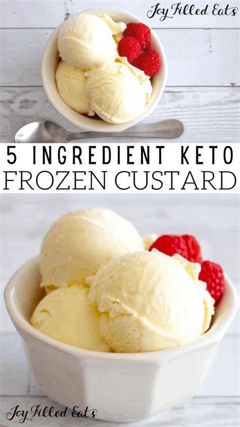 Frozen Custard - Low Carb, Keto, Sugar-Free, Grain-Free, Gluten-Free ...