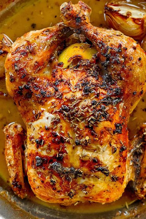 Lemon Garlic Roast Chicken - Chefjar