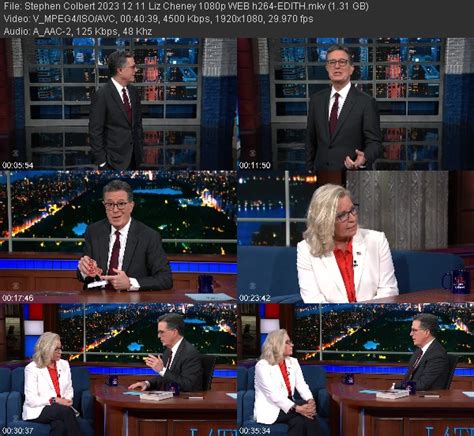 [Multi] Stephen Colbert 2023 12 11 Liz Cheney 1080p WEB h264-[EDITH ...