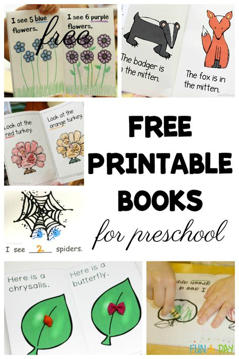 Grab These Free Printable Books for Preschool and Kindergarten (With images) | Free preschool ...