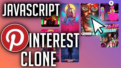 Create a Pinterest Clone using HTML, CSS, & JavaScript Web Development - YouTube