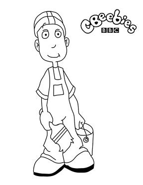 Spencer in Balamory Coloring Page - Free Printable Coloring Pages for Kids