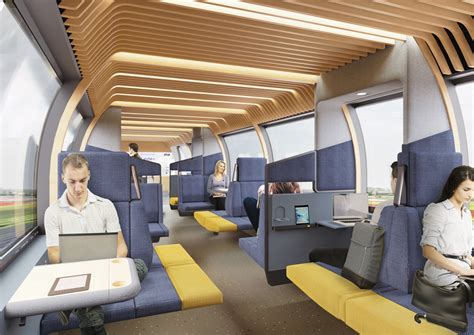 NS, Mecanoo and Gispen share their common vision of a train interior at ...