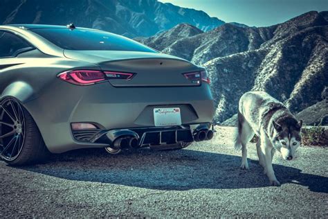 Infiniti Q60 widebody with RS-look & Airride suspension