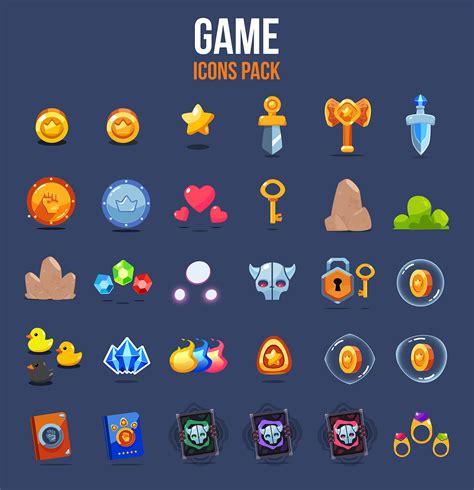 Game icons pack :: Behance